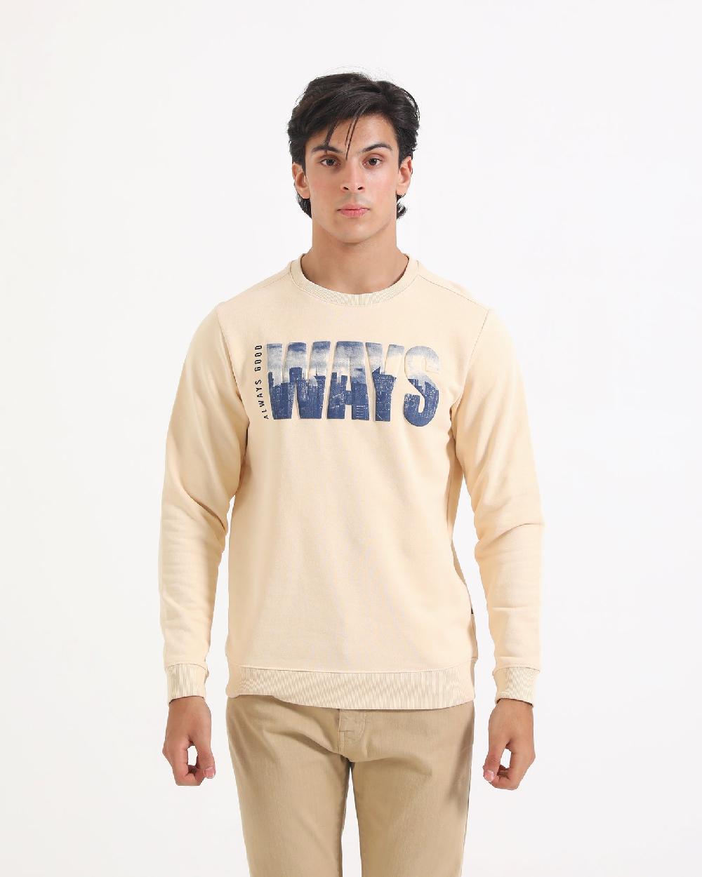 engine Men Graphic Sweatshirt MT4193-00S-CRM
