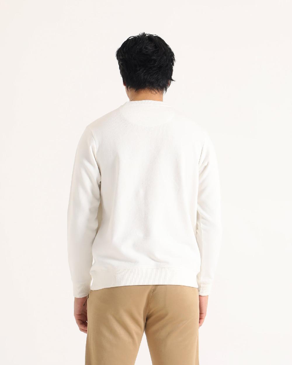 Engine Men Graphic Sweatshirt MT4198-00S-WHT