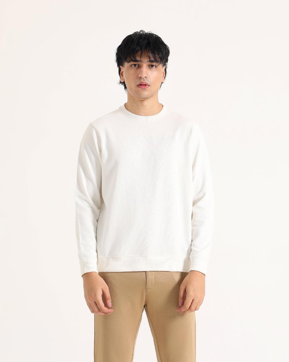 engine Men Graphic Sweatshirt MT4198-00S-WHT