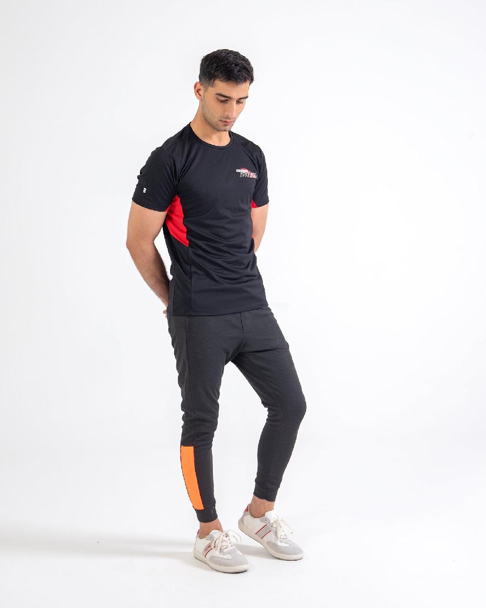 Engine Men Gym Panel Tee MT4135-00S-BLK