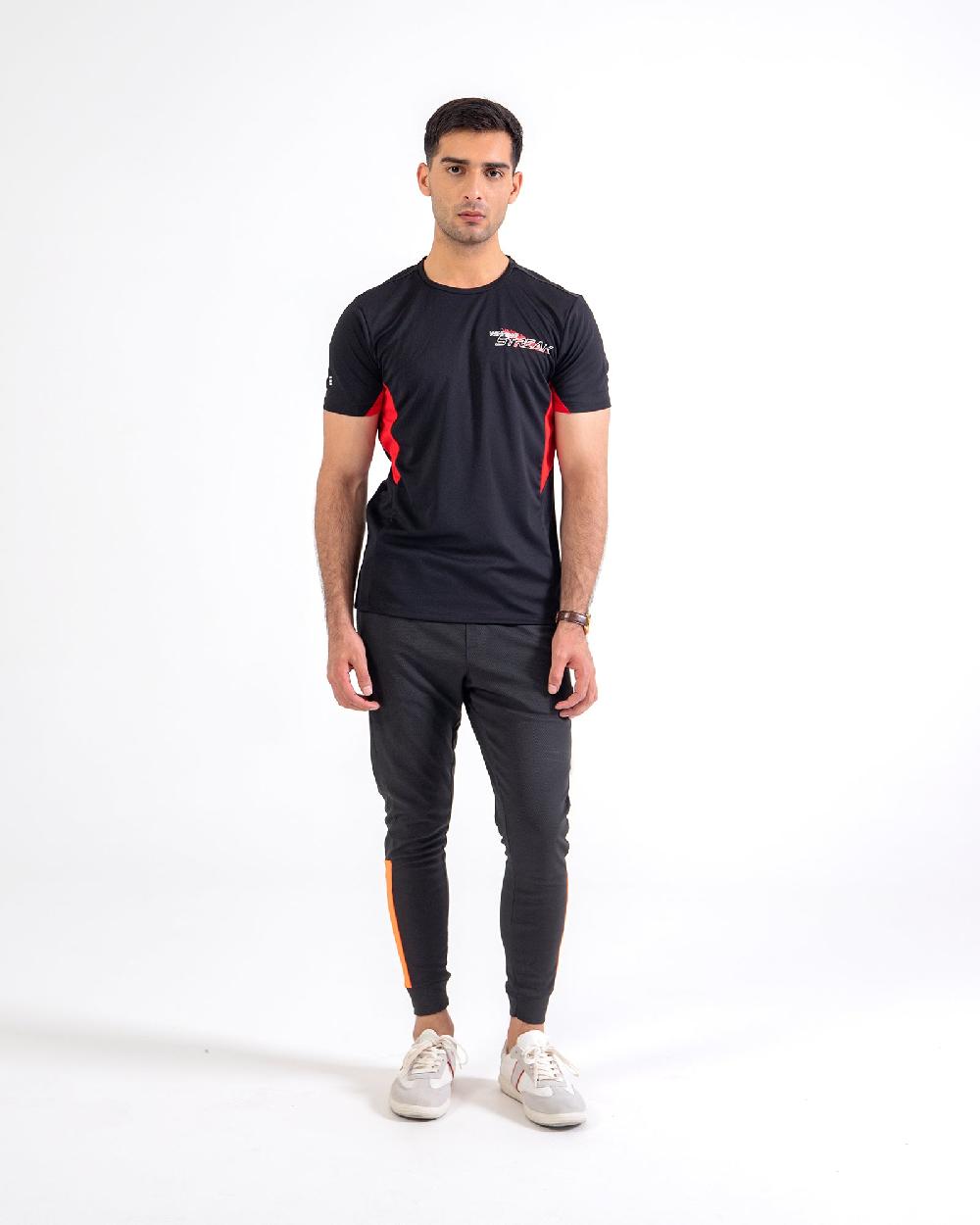 engine Men Gym Panel Tee MT4135-00S-BLK