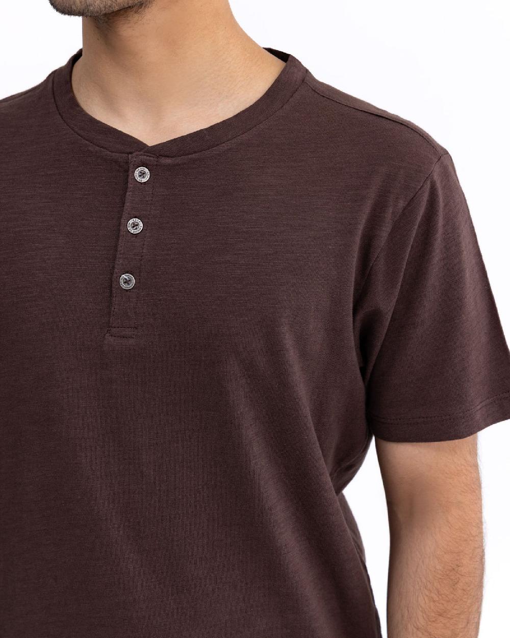 Engine Men Henley FT5080-00L-BRN