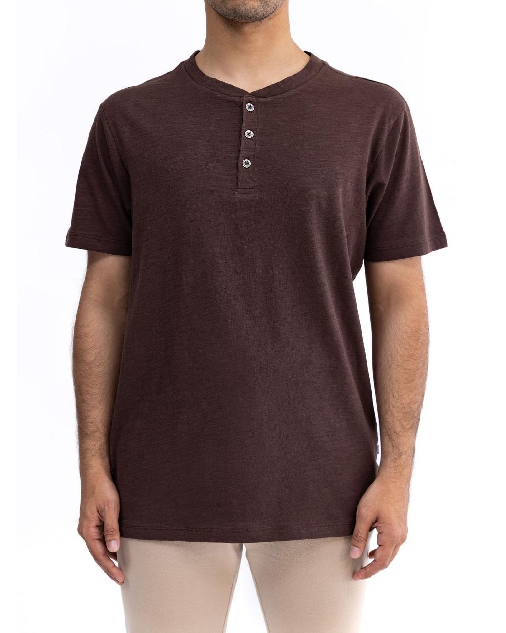 engine Men Henley FT5080-00L-BRN