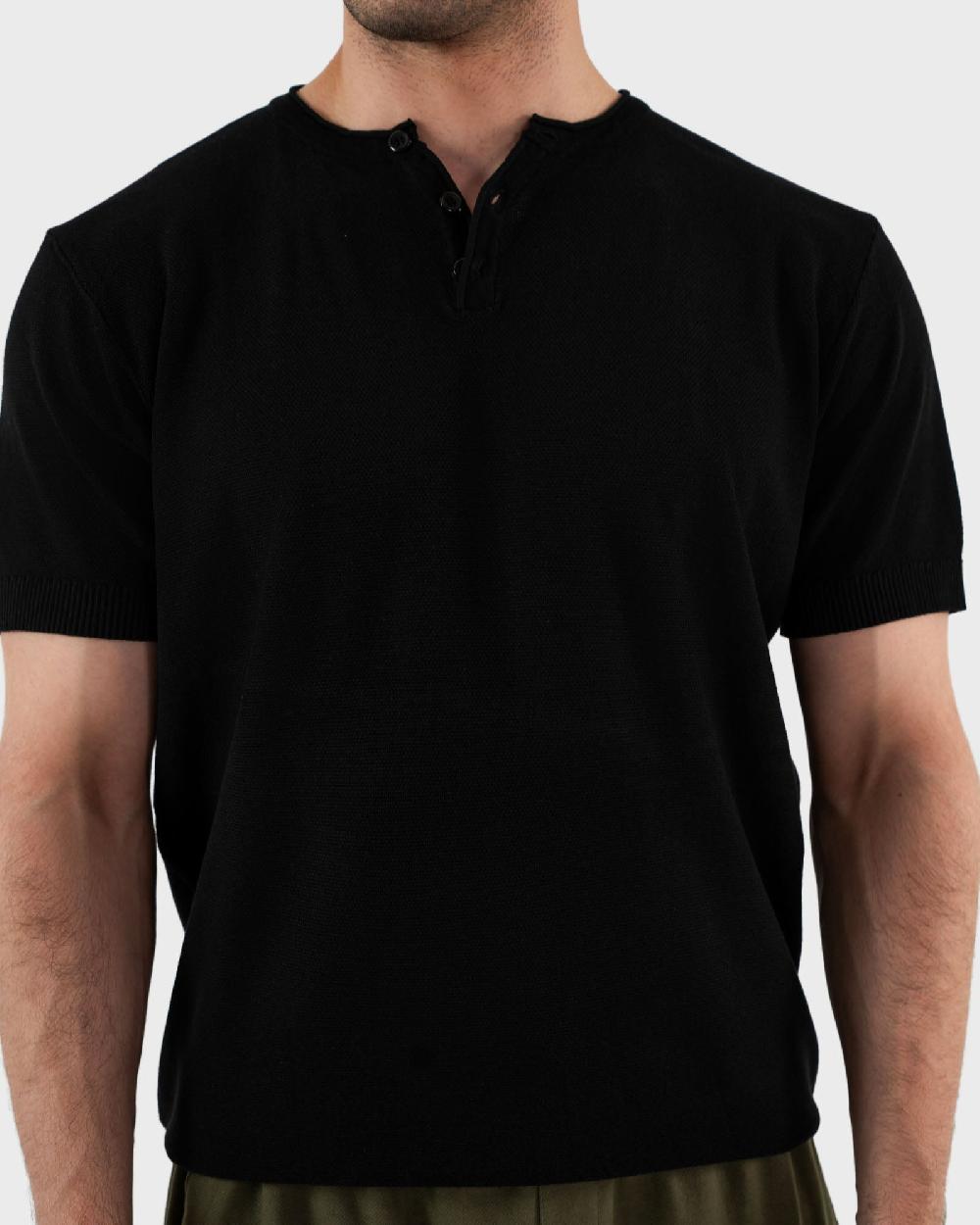 Engine Men Henley MT5168-00L-BLK