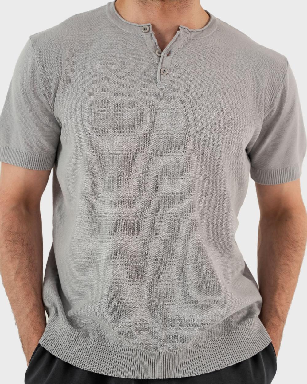 Engine Men Henley MT5168-00L-GRY
