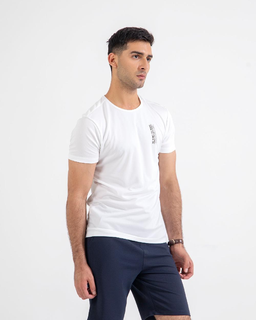 Engine Men Minimal Graphic Gym Tee MT4142-00S-WHT