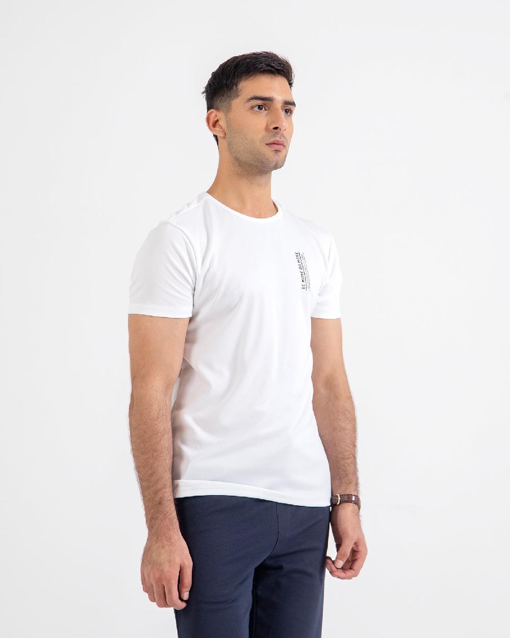 Engine Men Minimal Graphic Gym Tee MT4142-00S-WHT