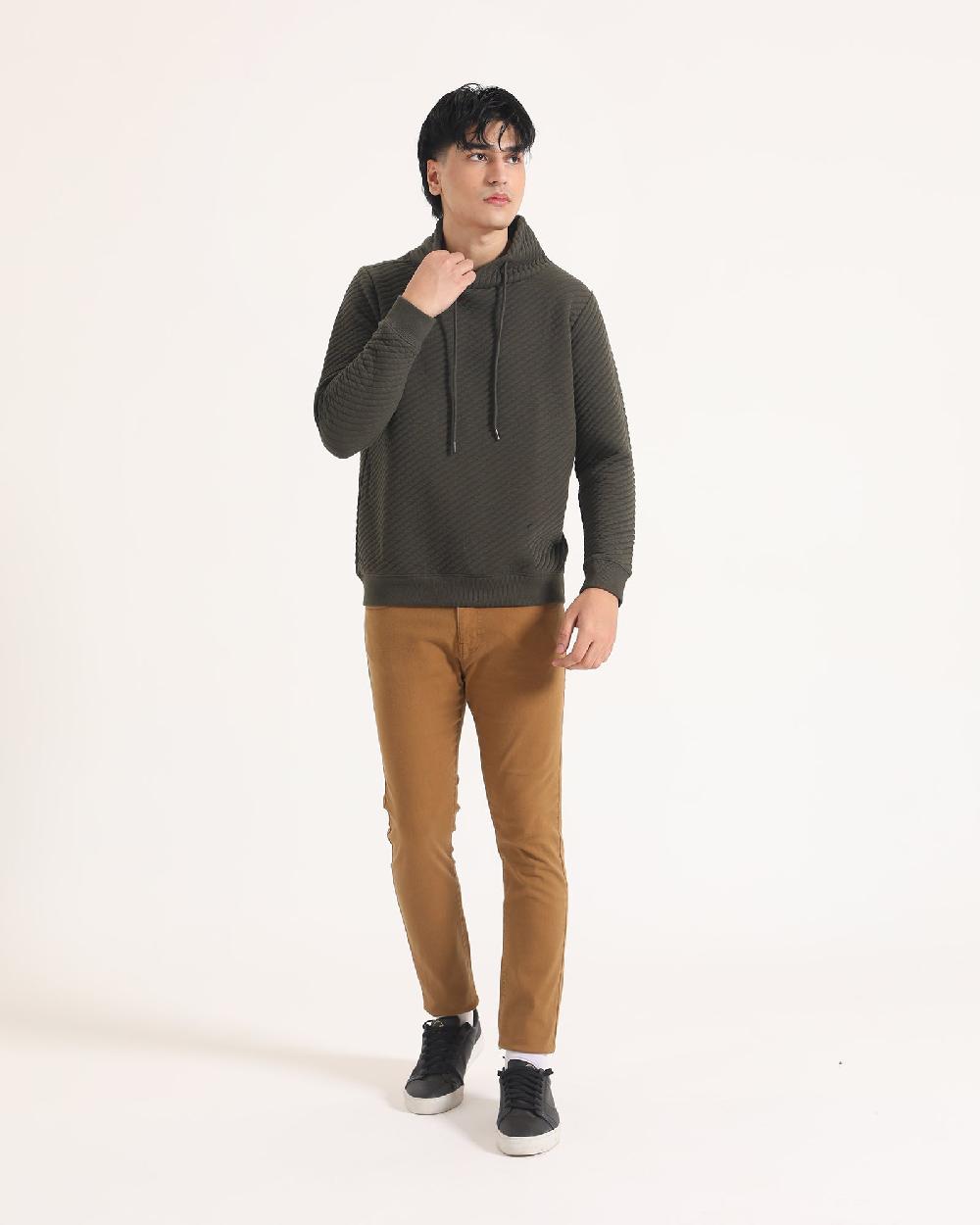 Engine Men Mock Neck Sweatshirt MT4192-00S-DOV