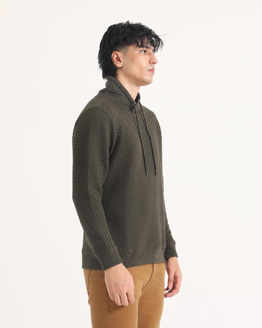 Engine Men Mock Neck Sweatshirt MT4192-00S-DOV