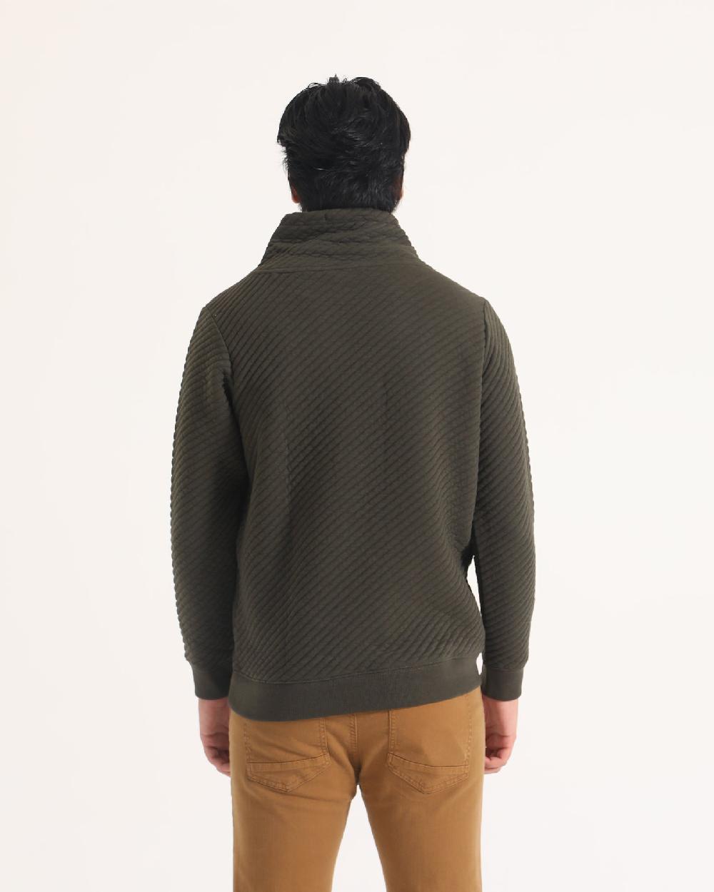 Engine Men Mock Neck Sweatshirt MT4192-00S-DOV