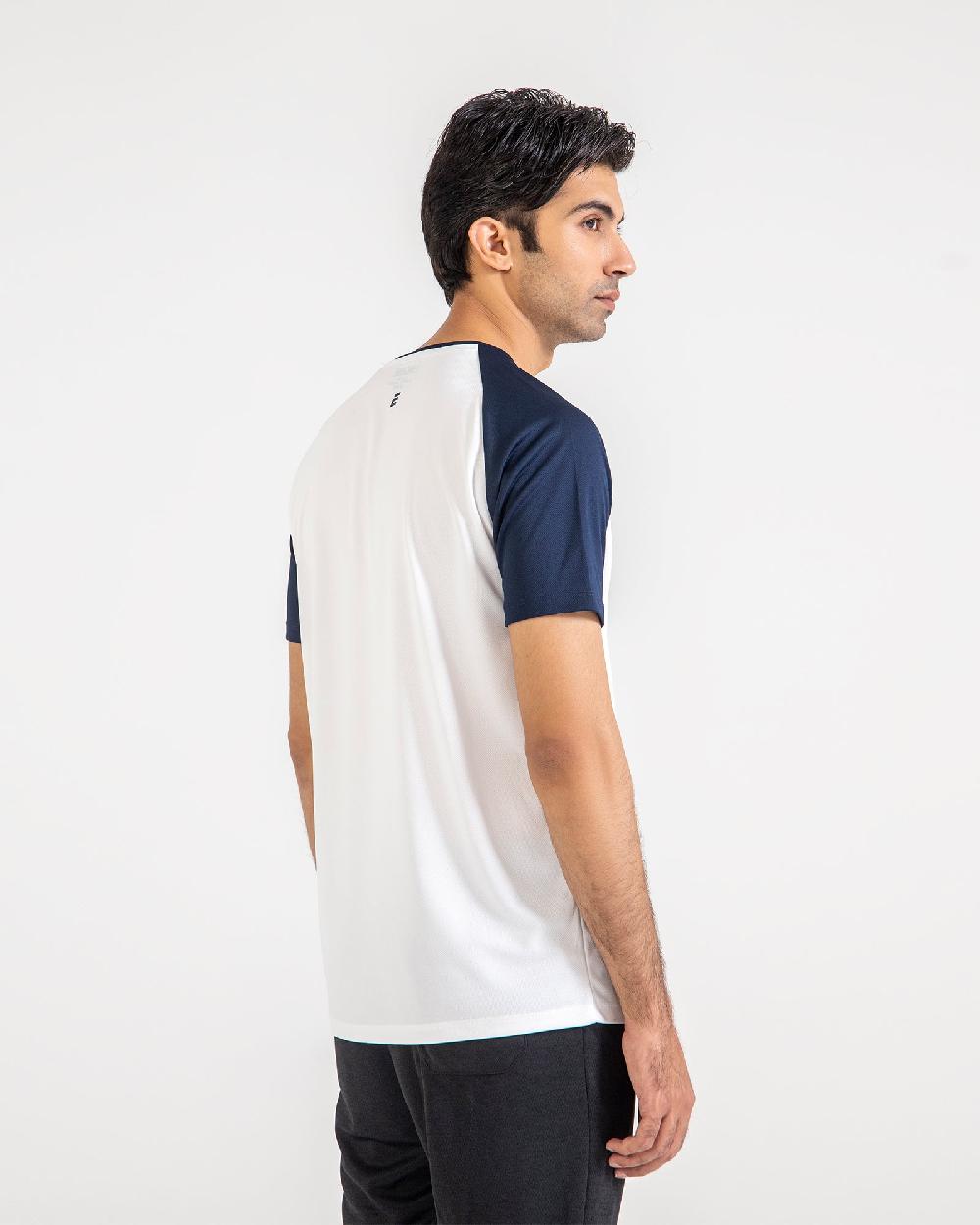 Engine Men Panel Active Wear Tee MT4112-00S-WHT