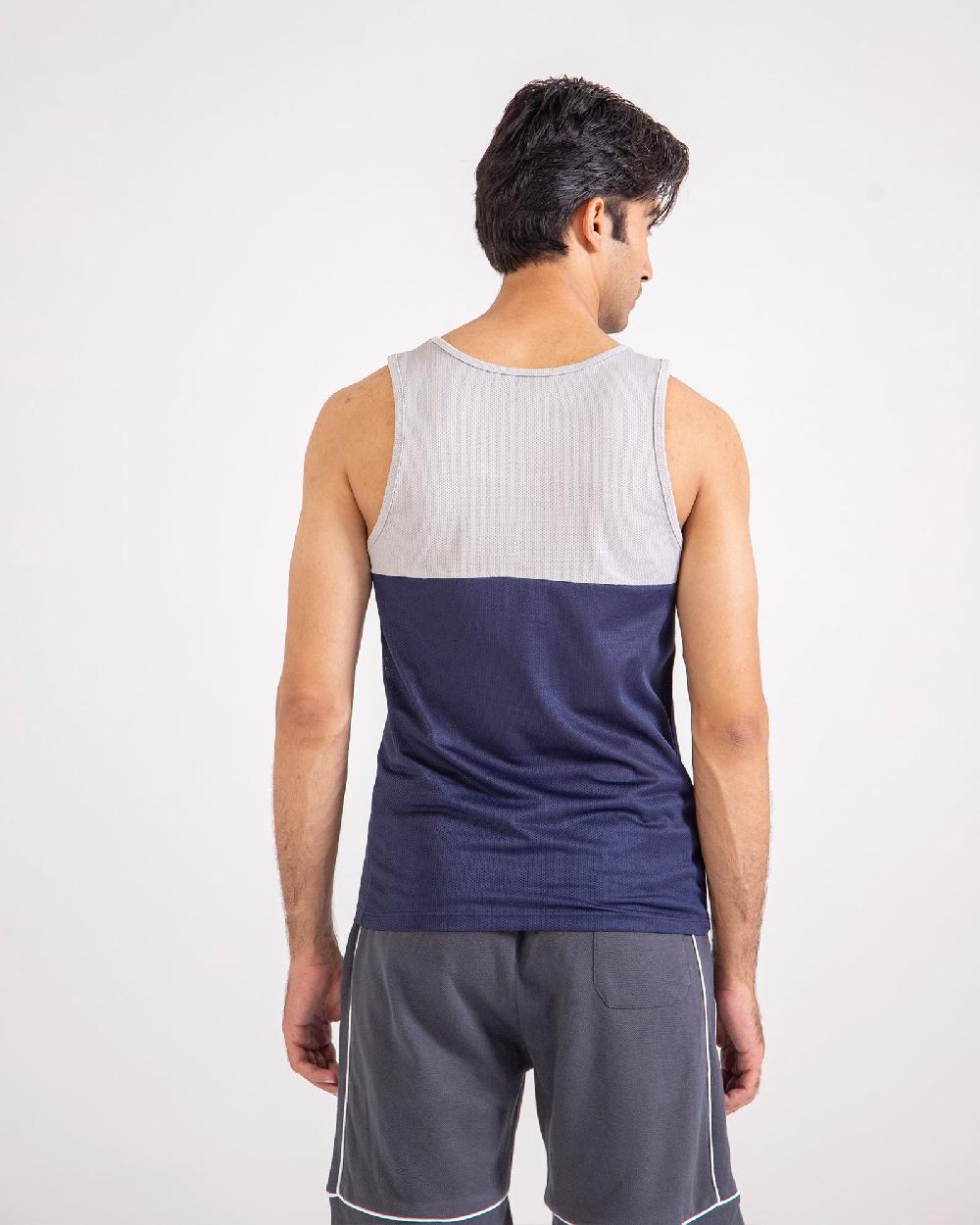 Engine Men Panel Active Wear Vest MT4115-00S-NVY