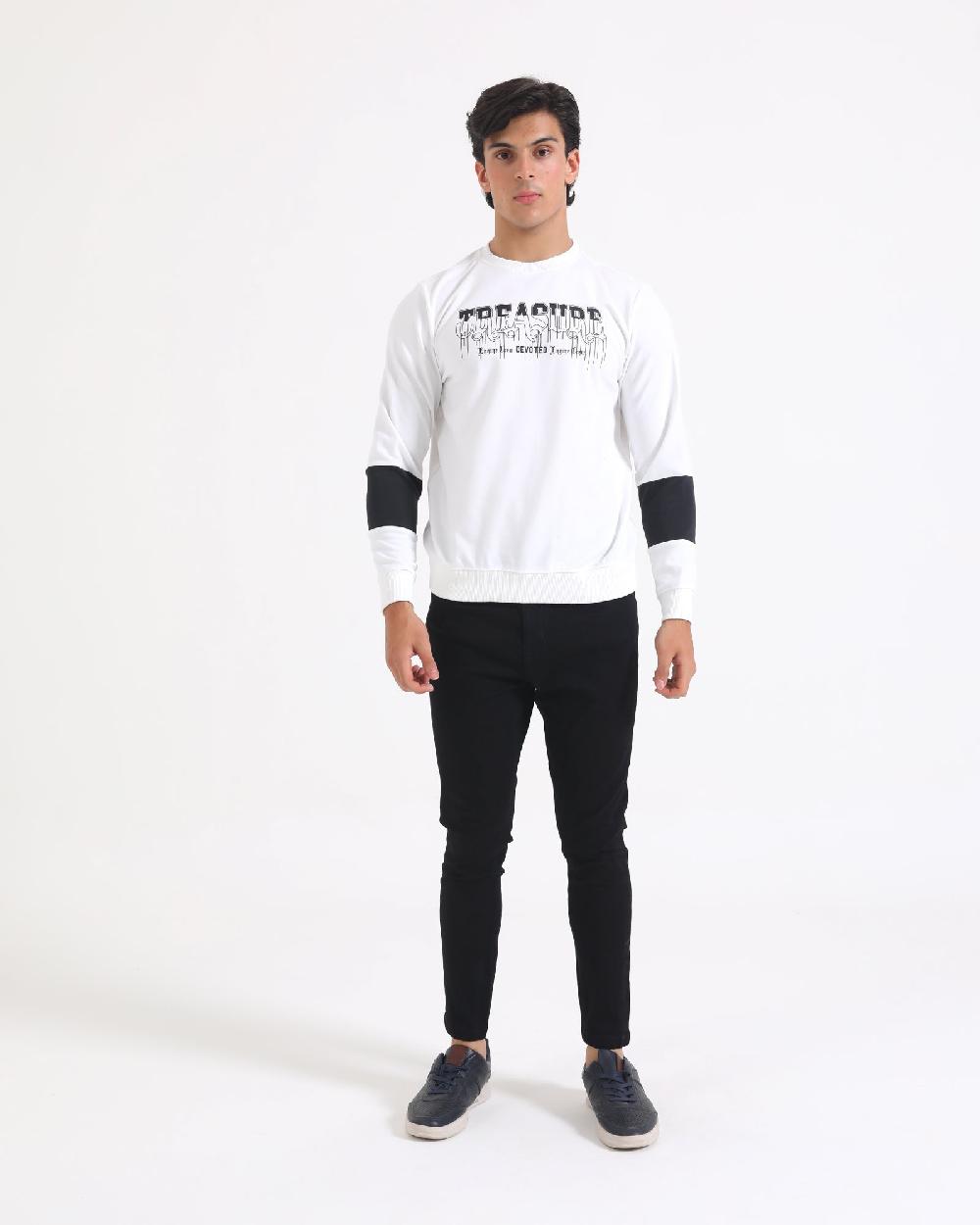 Engine Men Panel Sweatshirt MT4180-0XL-WHT