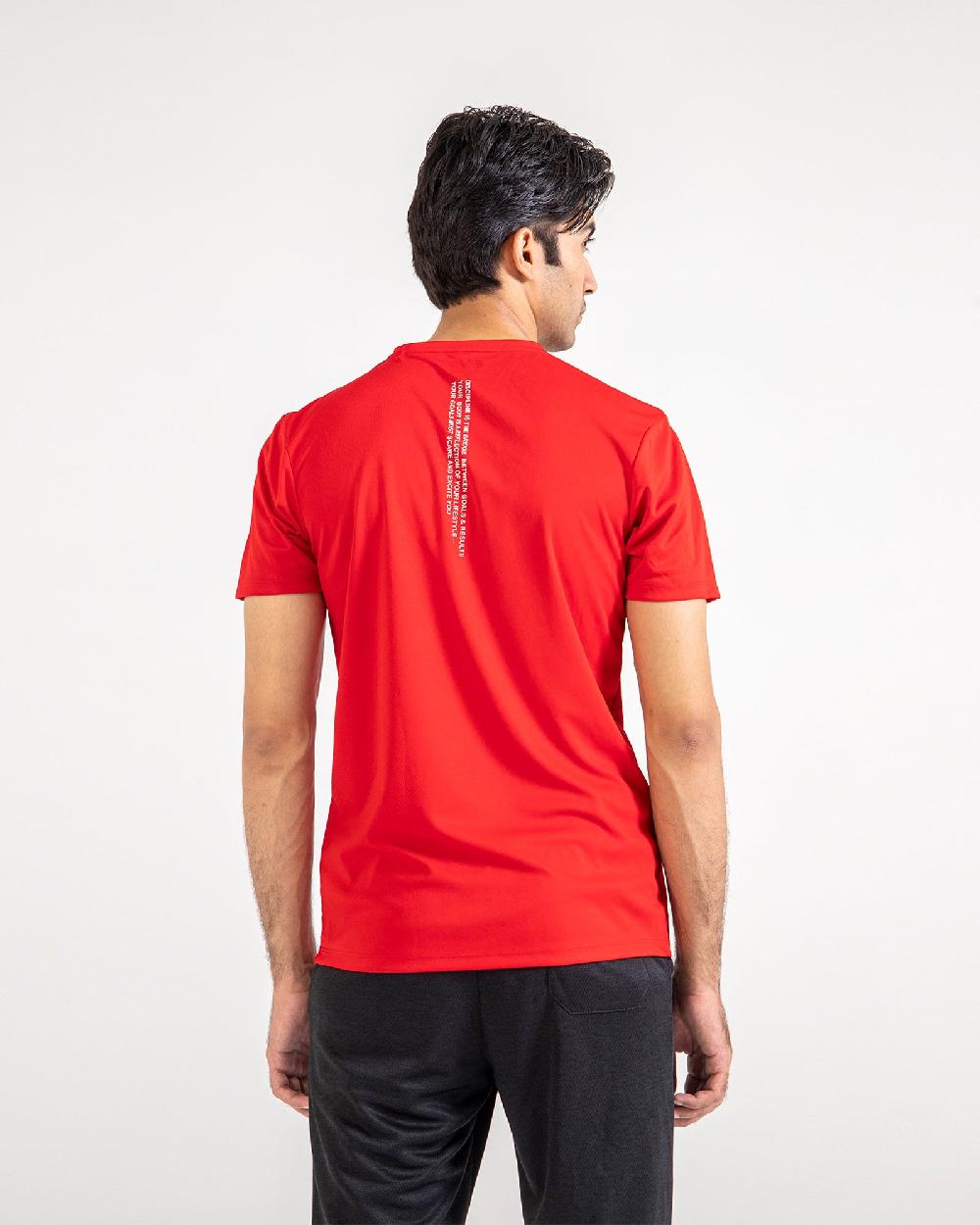 Engine Men Plain Active Wear Tee MT4114-00S-RED