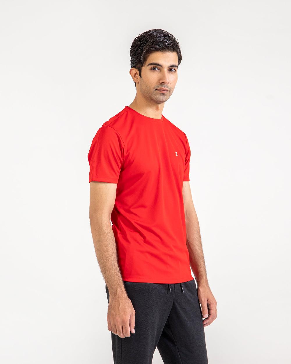 Engine Men Plain Active Wear Tee MT4114-00S-RED