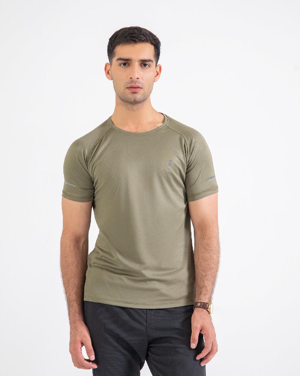 Engine Men Plain Active Wear Tee MT4132-00S-OLV