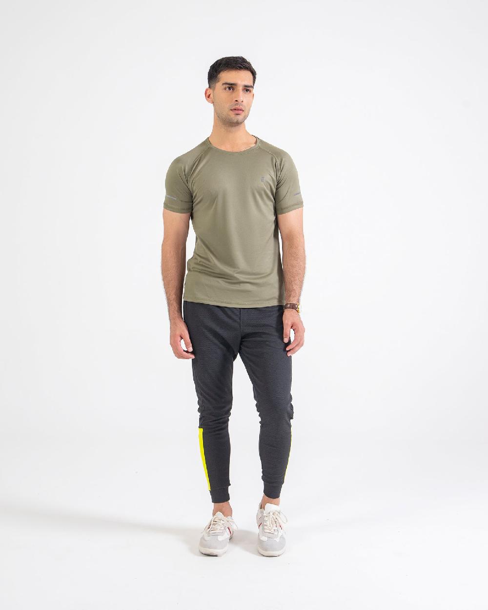 engine Men Plain Active Wear Tee MT4132-00S-OLV
