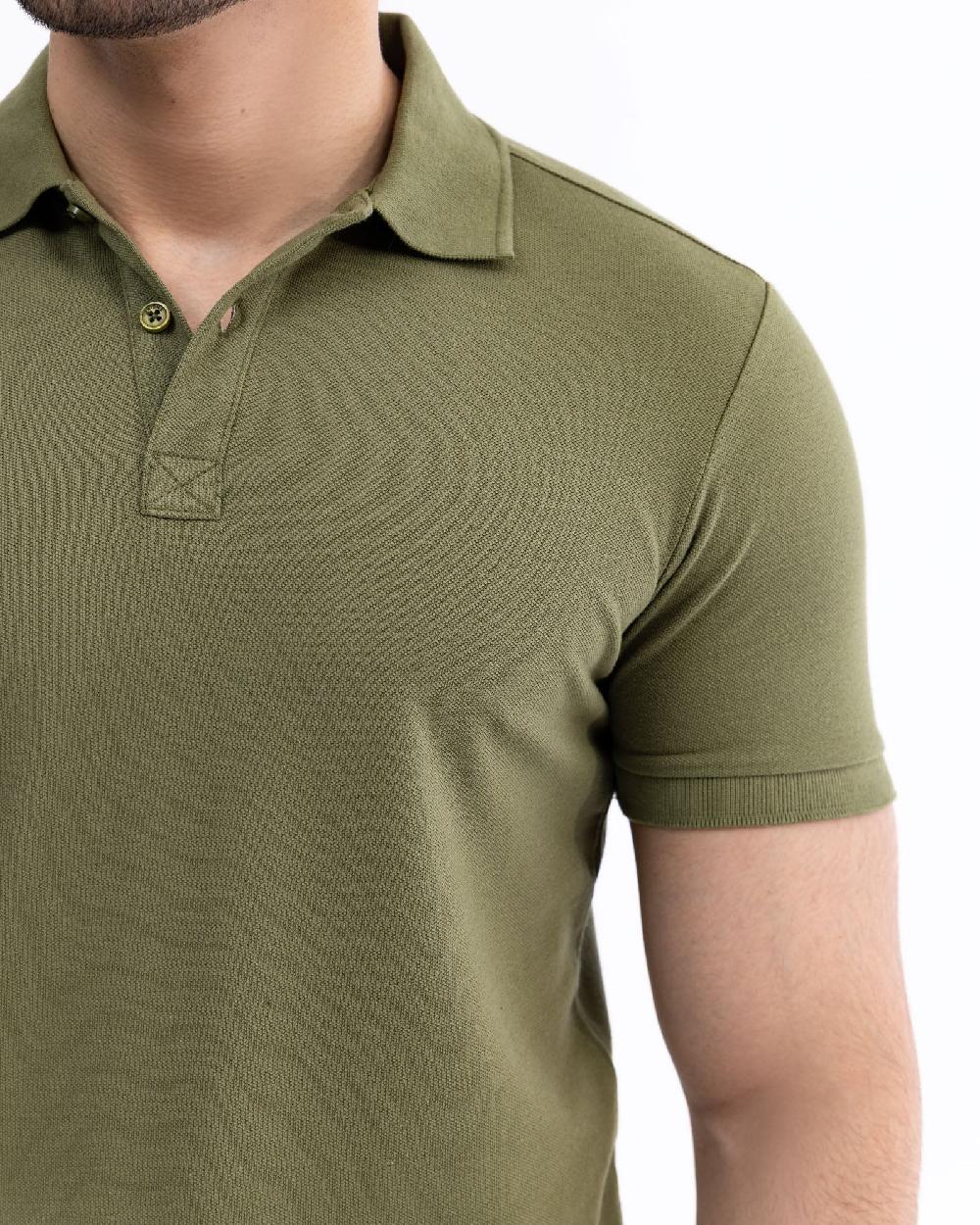 Engine Men Polo Tee FT5026-00L-GRN