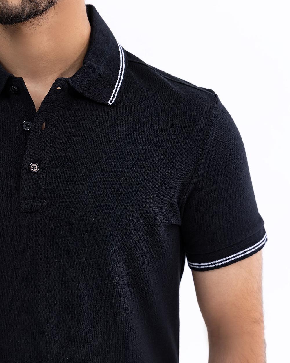 Engine Men Polo Tee FT5027-00S-BLK