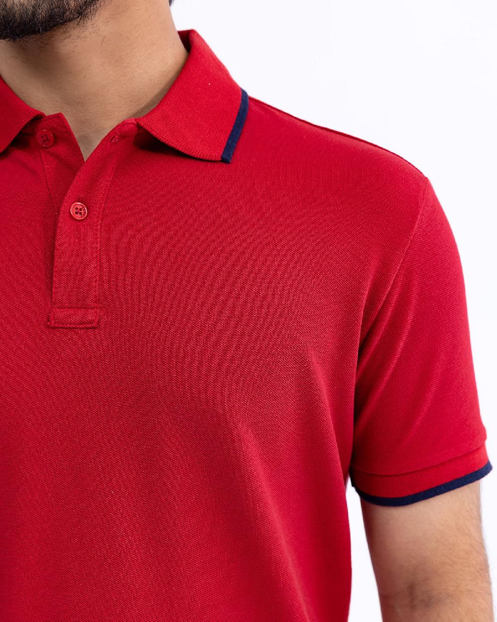 Engine Men Polo Tee FT5028-00L-RED