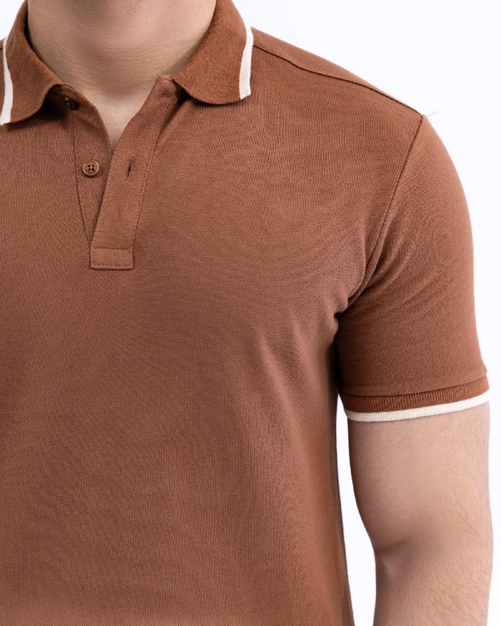Engine Men Polo Tee FT5028-00S-BRN