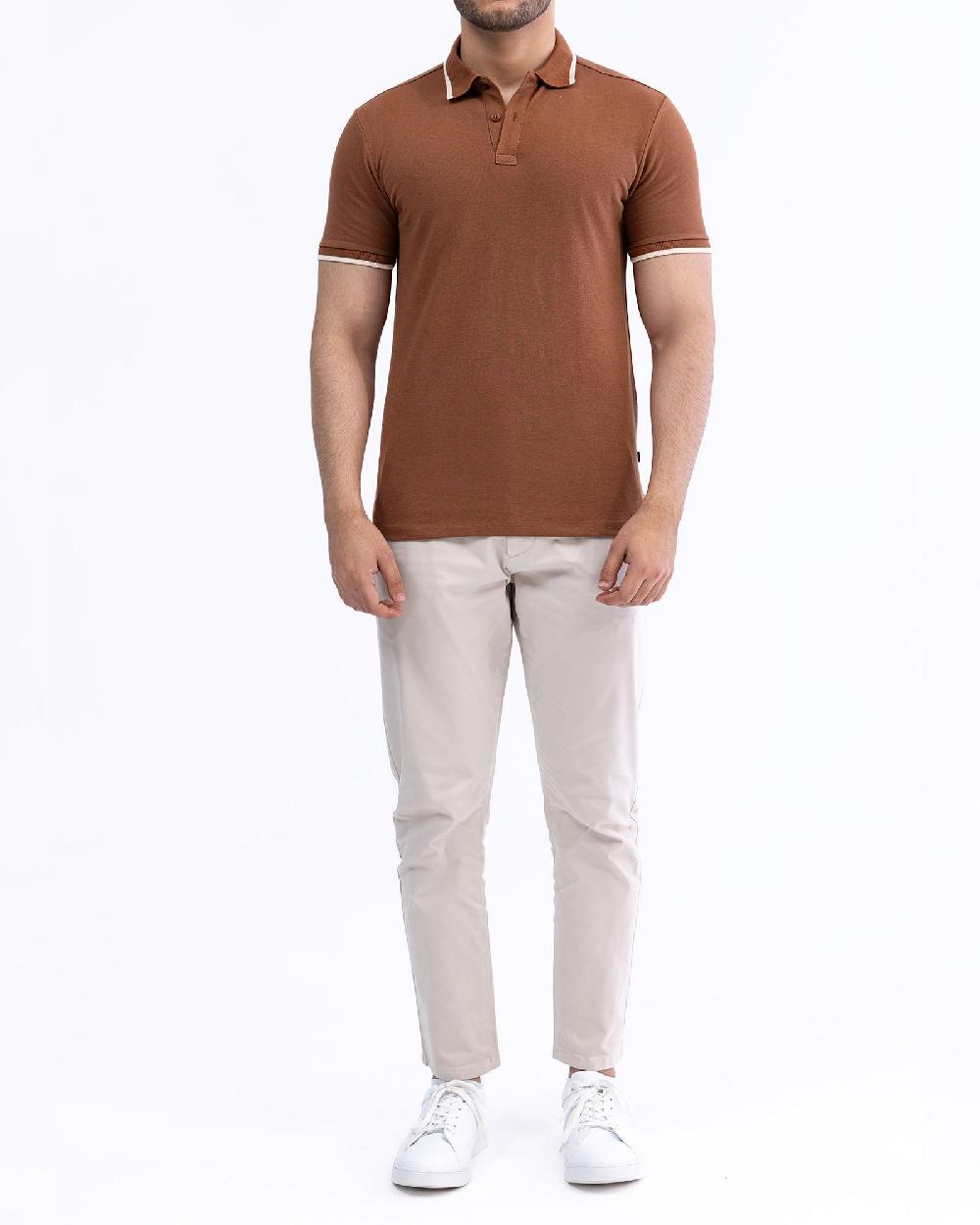 engine Men Polo Tee FT5028-00S-BRN