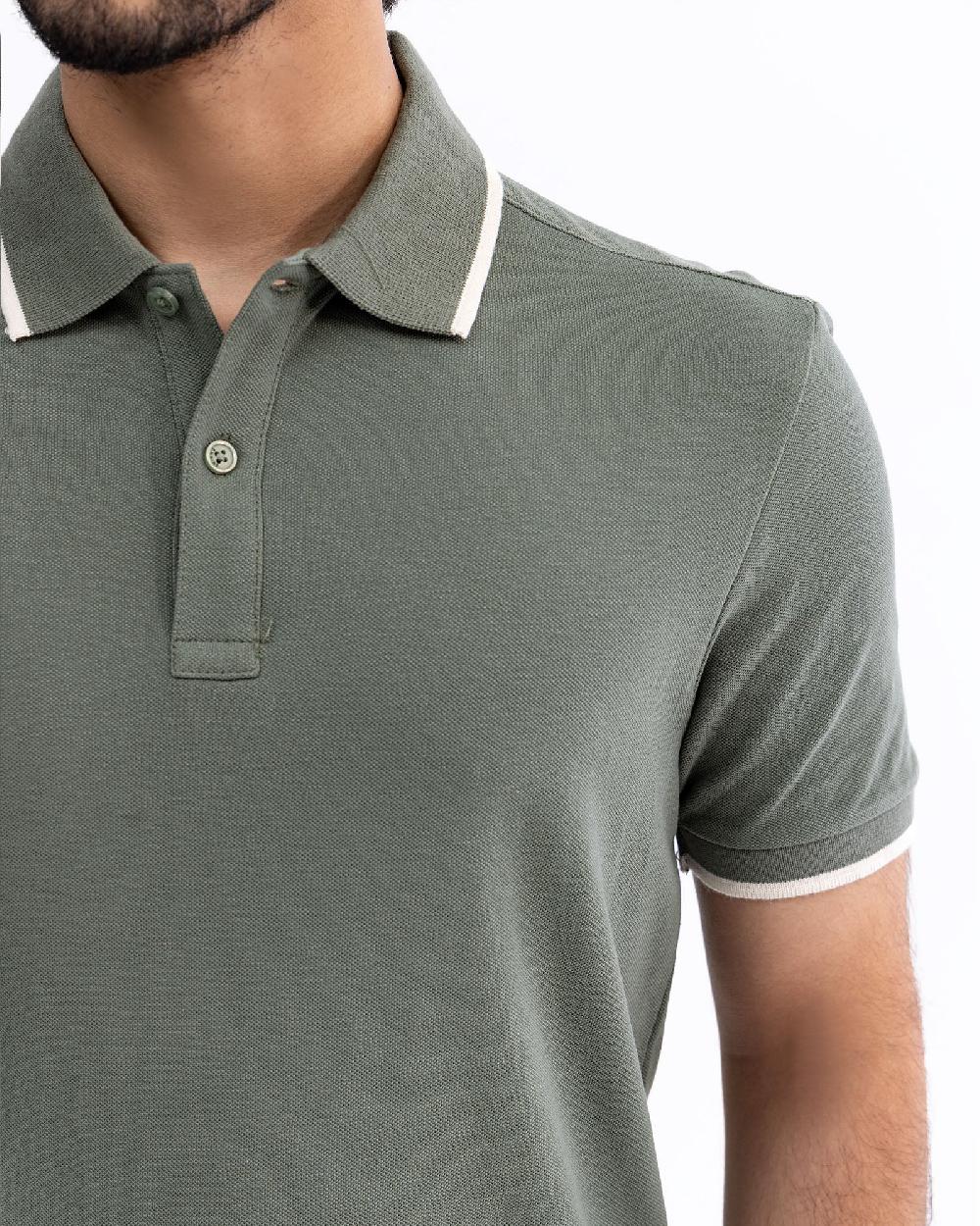 Engine Men Polo Tee FT5028-00S-OLV