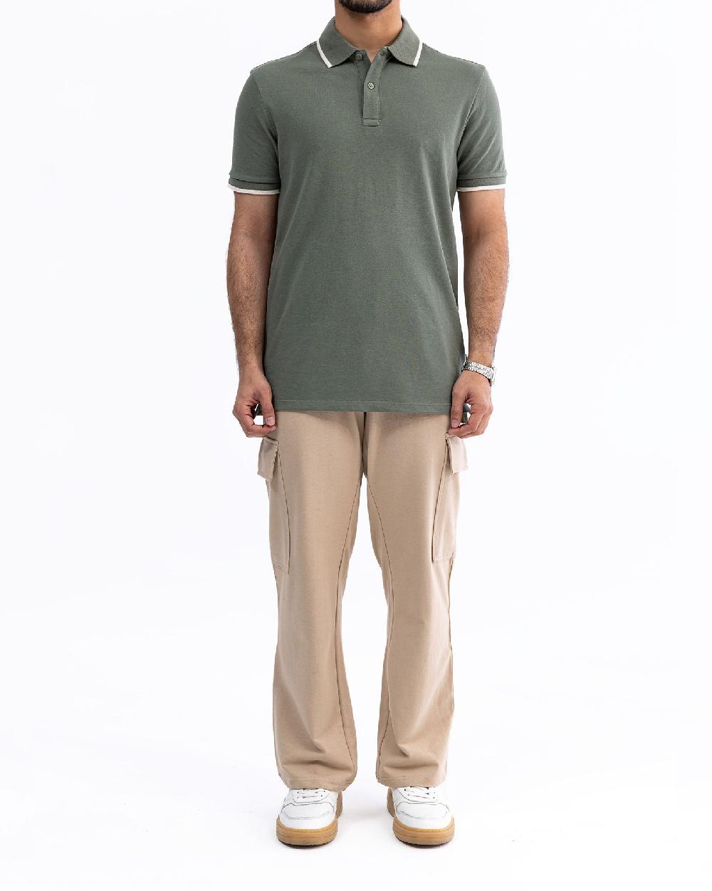 engine Men Polo Tee FT5028-00S-OLV