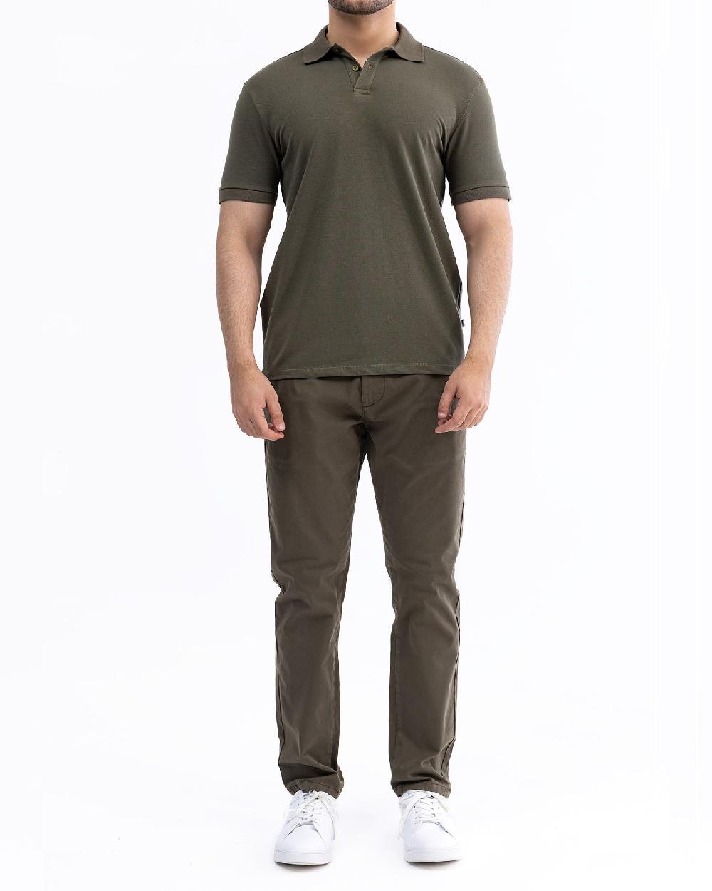 engine Men Polo Tee FT5030-00S-OLV