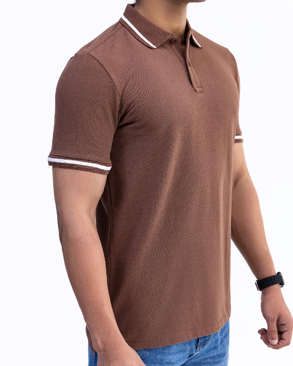 Engine Men Polo Tee FT5041-00S-BRN