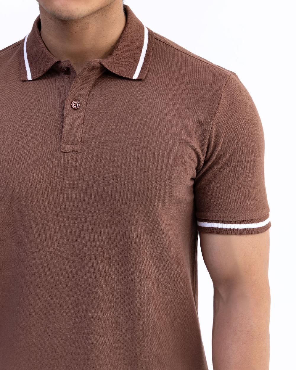 Engine Men Polo Tee FT5041-00S-BRN