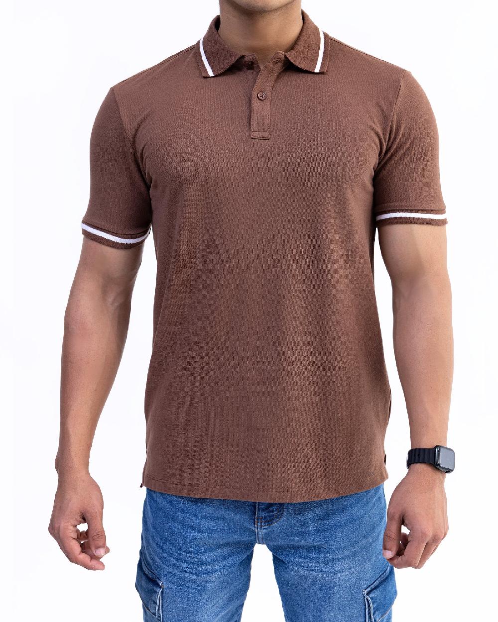 engine Men Polo Tee FT5041-00S-BRN