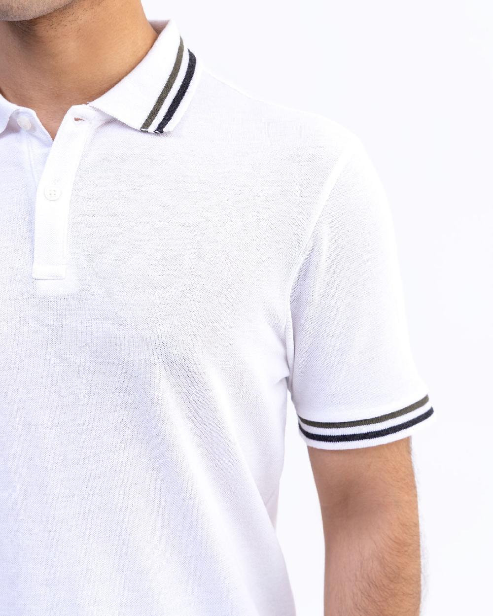 Engine Men Polo Tee FT5058-00L-WHT