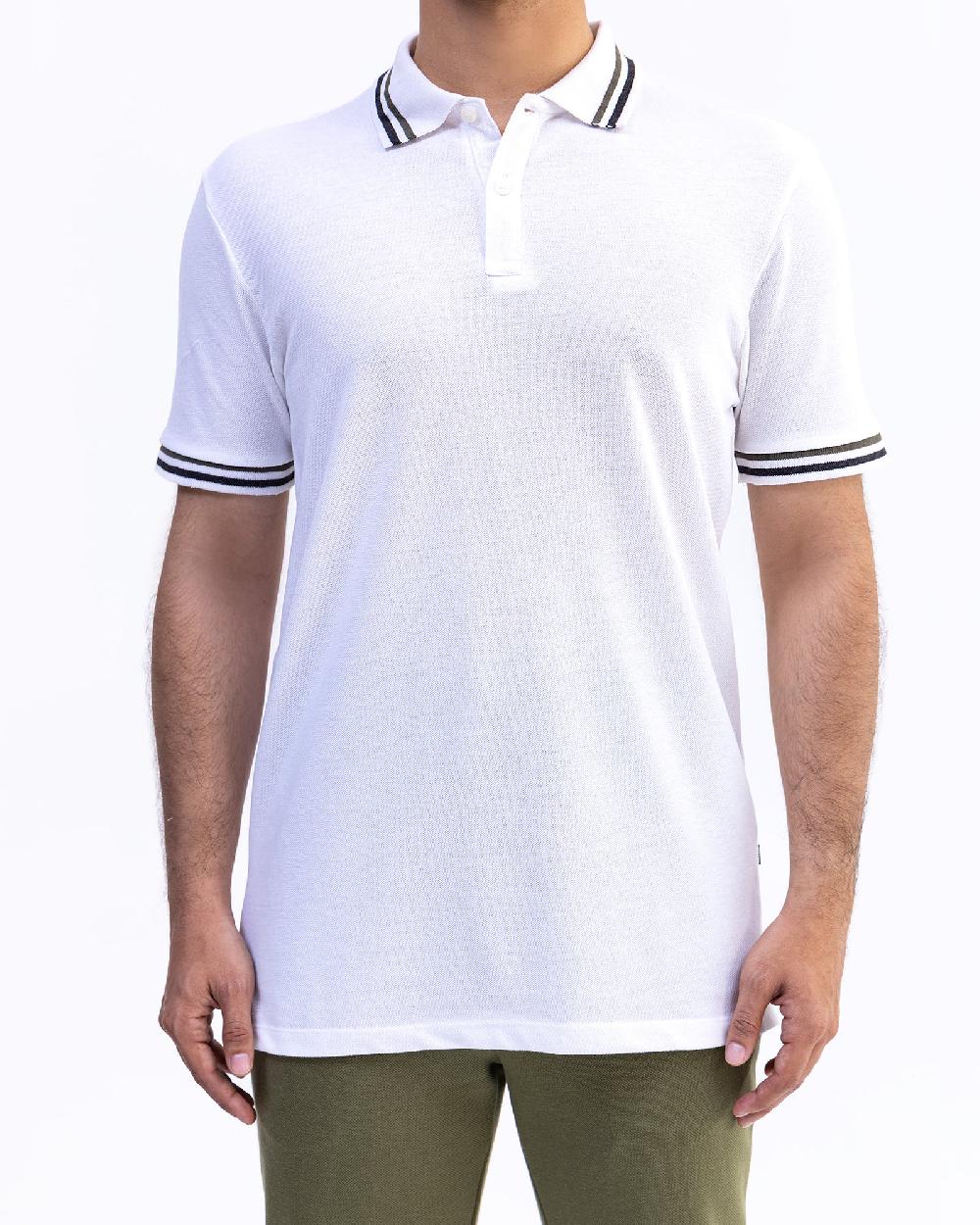engine Men Polo Tee FT5058-00L-WHT