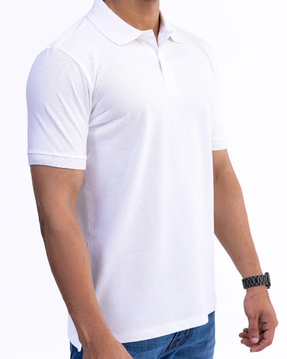 Engine Men Polo Tee FT5081-00L-WHT