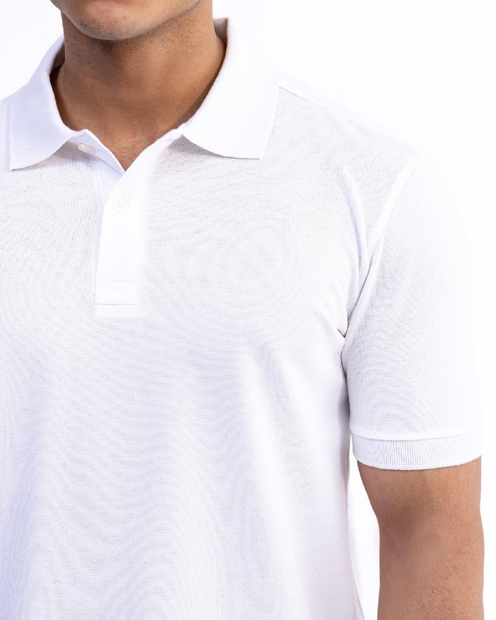 Engine Men Polo Tee FT5081-00L-WHT