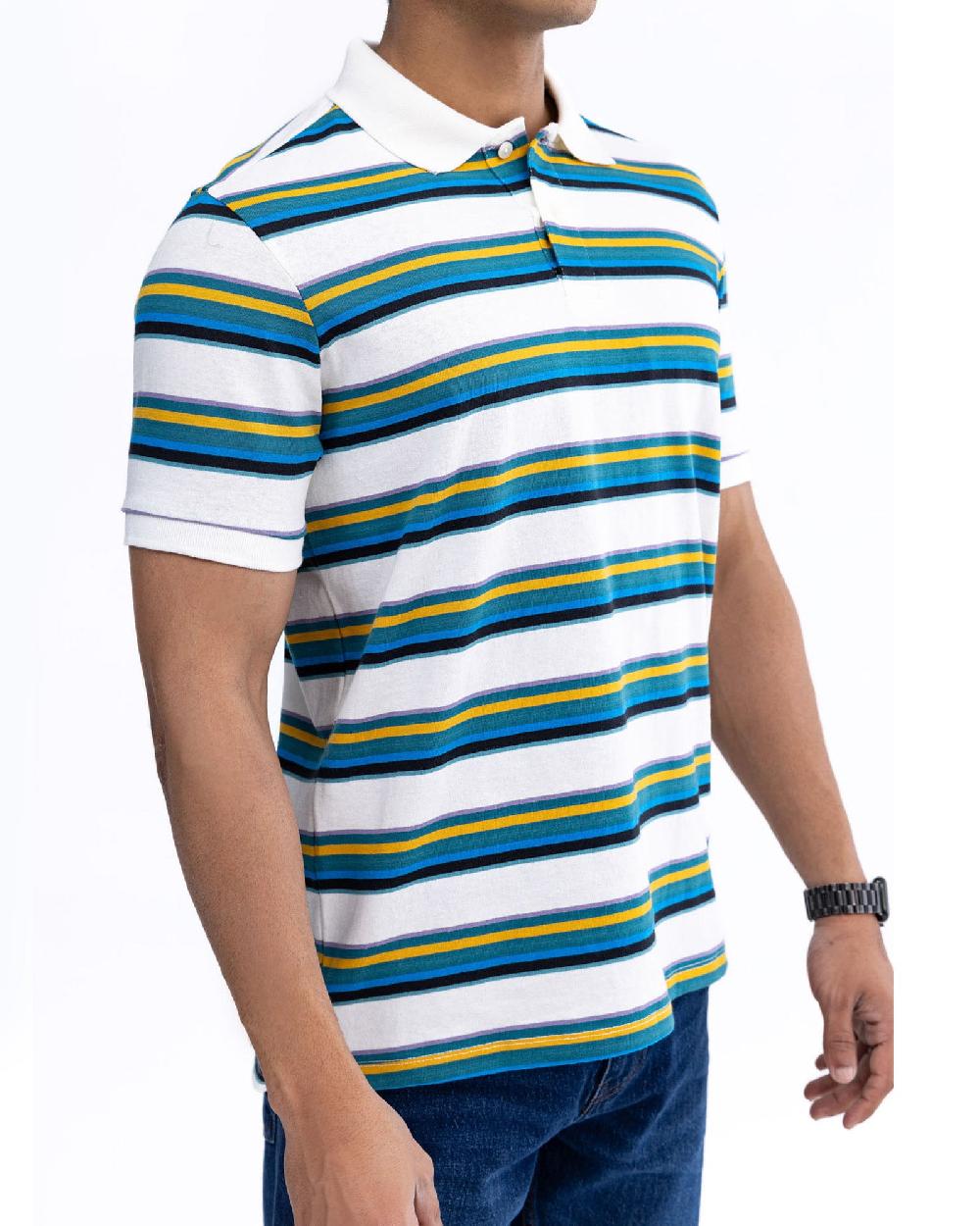 Engine Men Polo Tee FT5091-00L-WHT