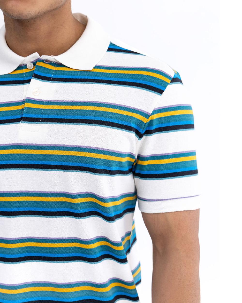 Engine Men Polo Tee FT5091-00L-WHT