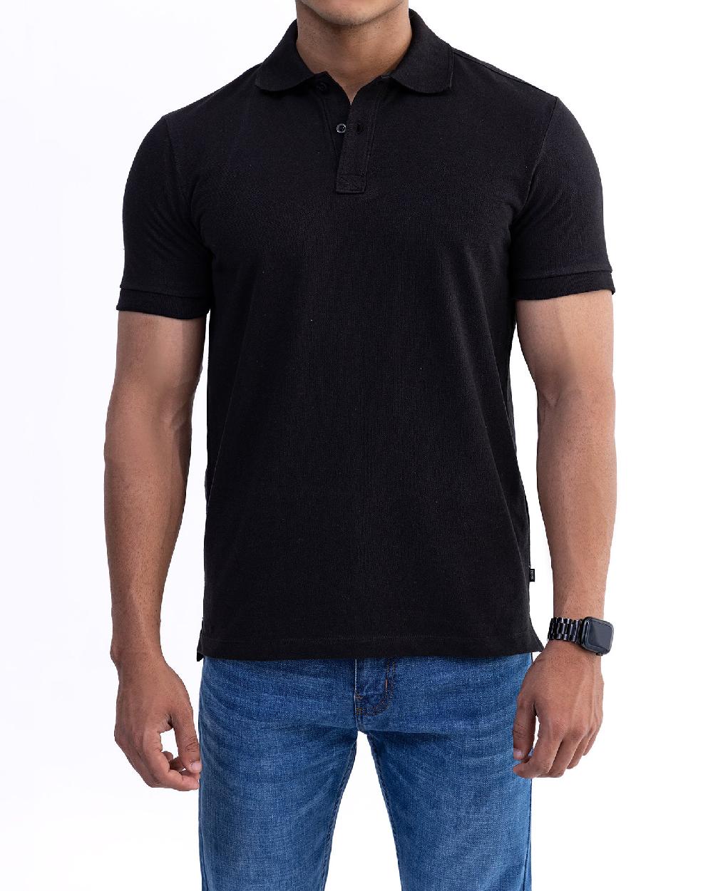 engine Men Polo Tee FT5099-00L-BLK