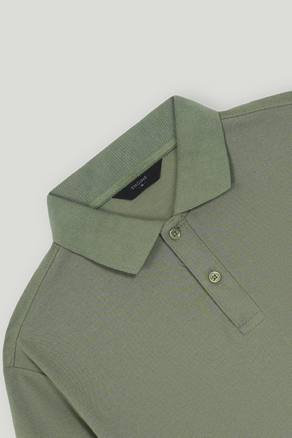 Engine Men Polo Tee FT5110-00L-OLV
