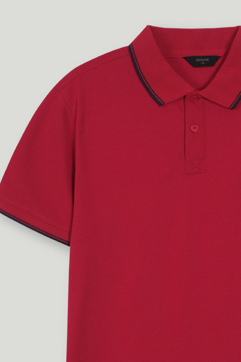 Engine Men Polo Tee FT5137-00L-RED