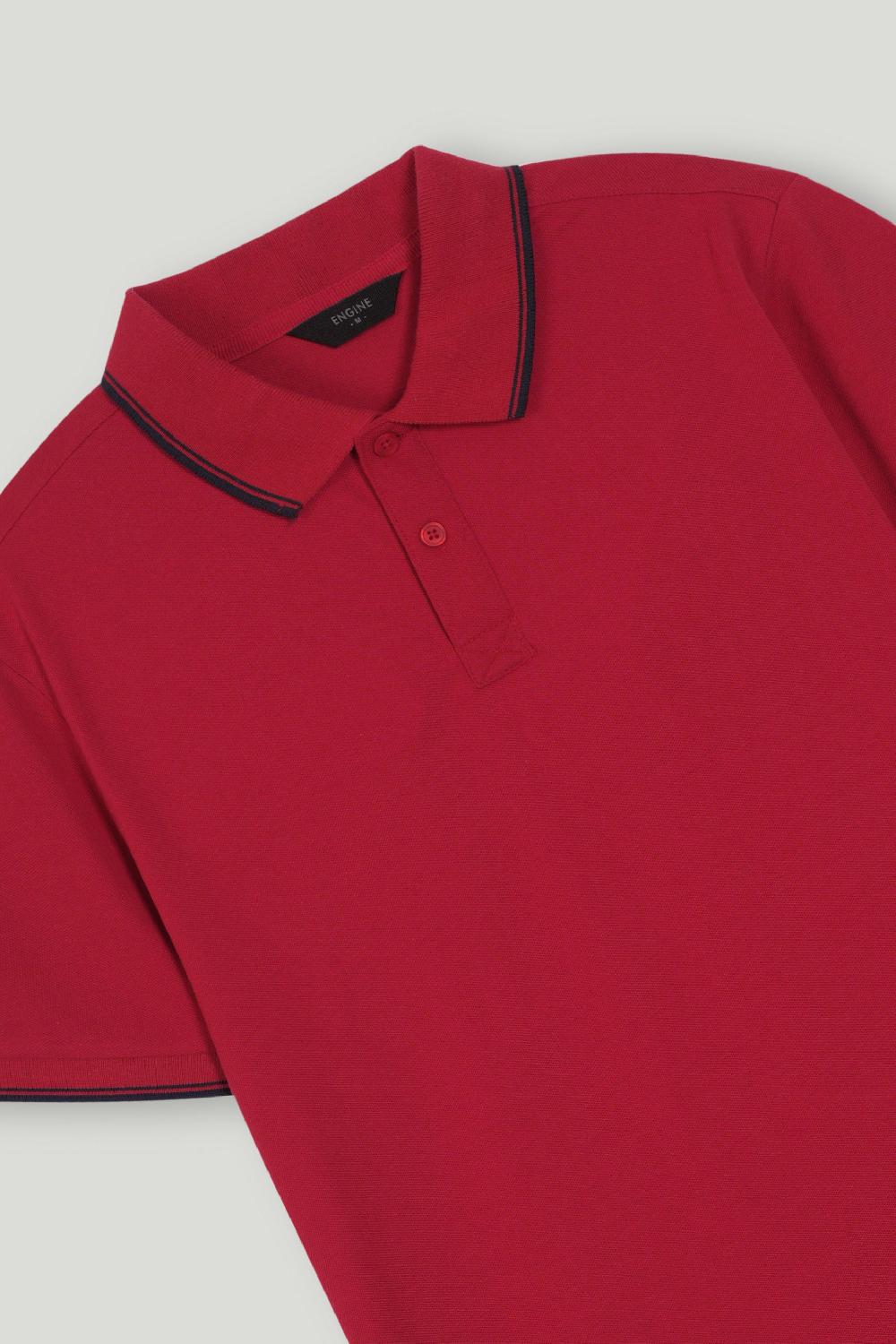 Engine Men Polo Tee FT5137-00L-RED