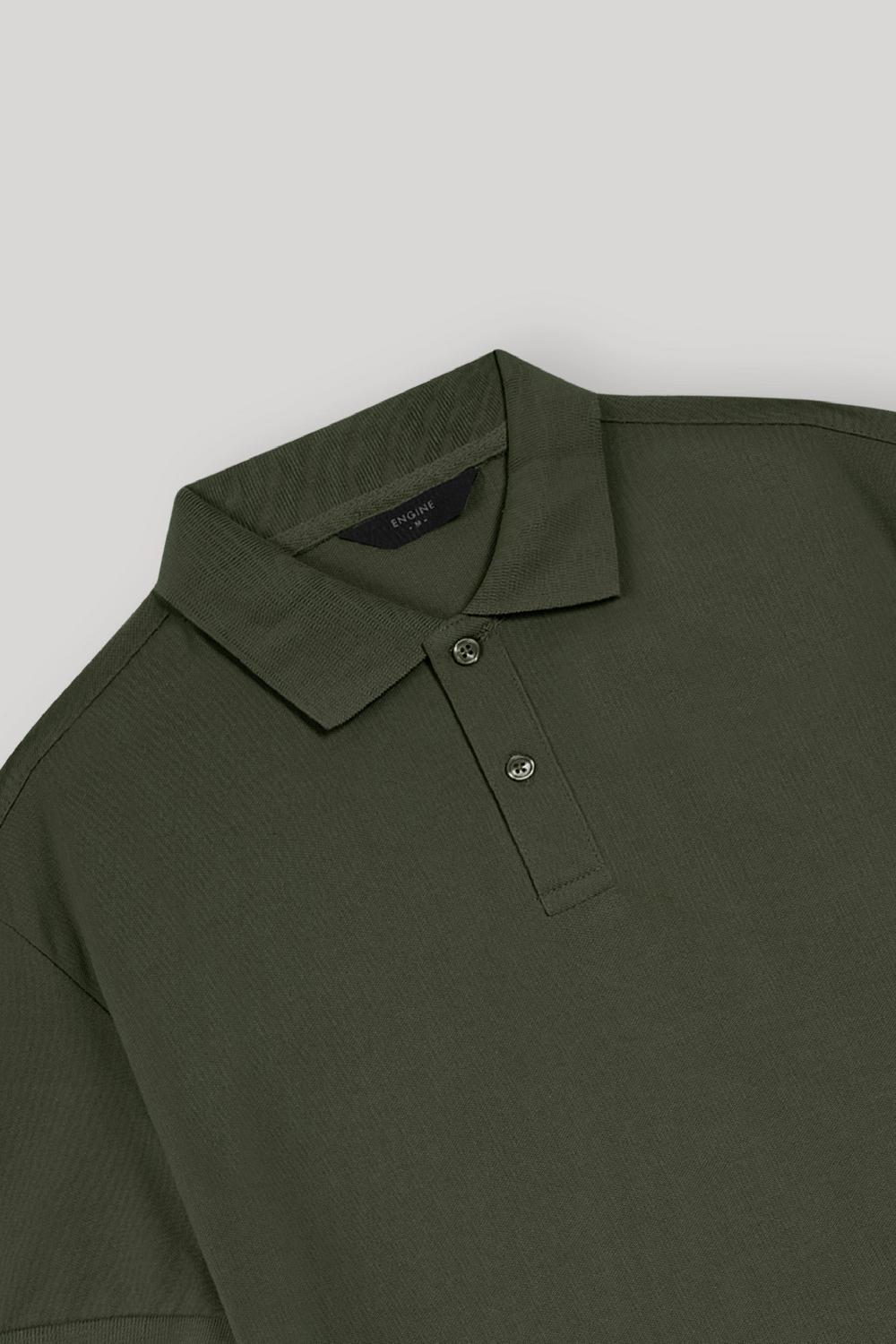 Engine Men Polo Tee FT5162-00L-OLV