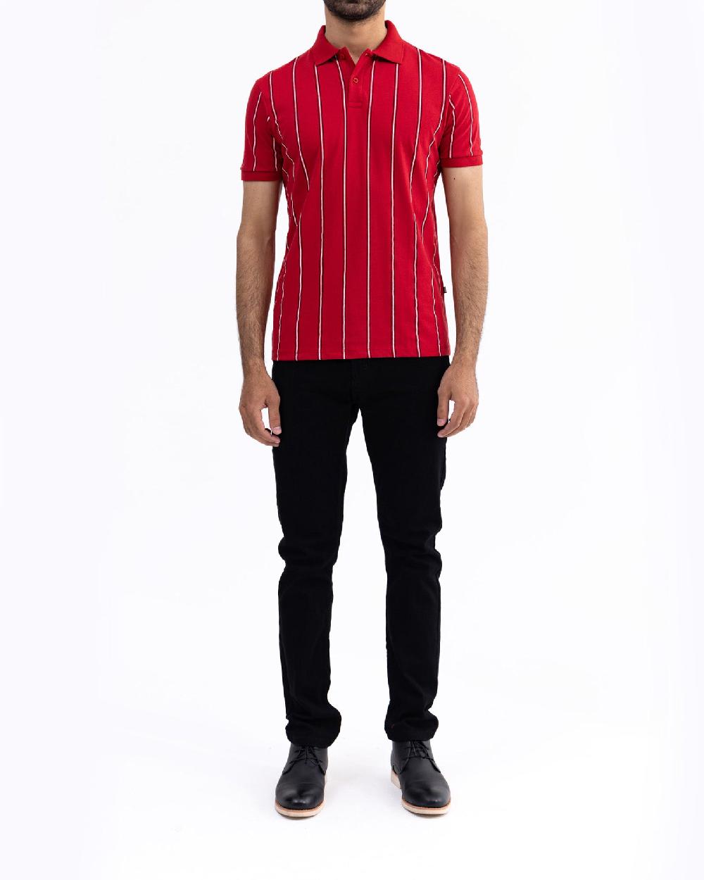 engine Men Polo Tee MT4161-00M-RED