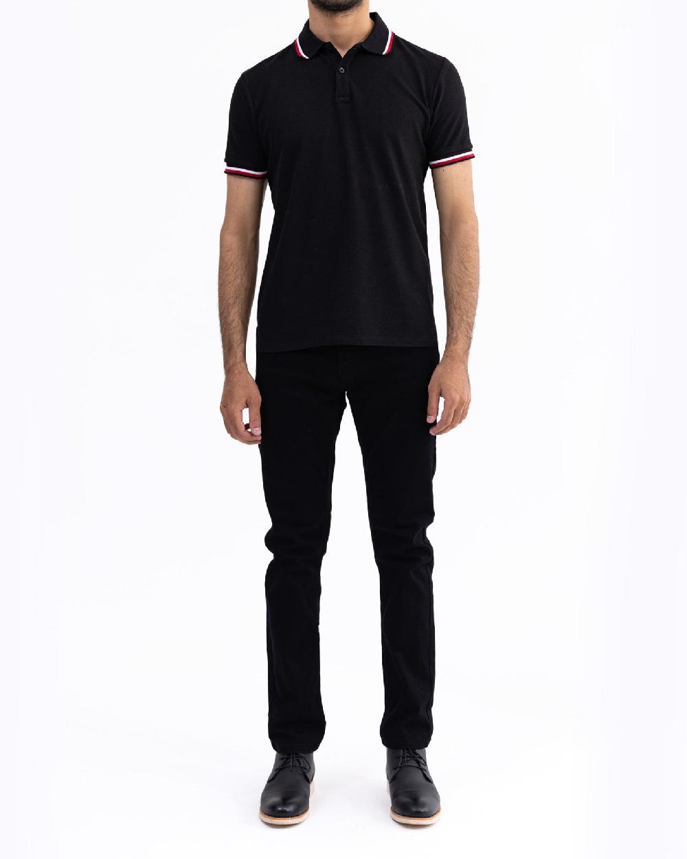 engine Men Polo Tee MT5014-00S-BLK