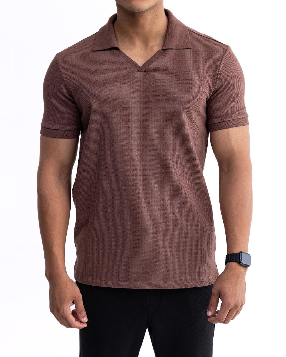 engine Men Polo Tee MT5032-00L-BRN