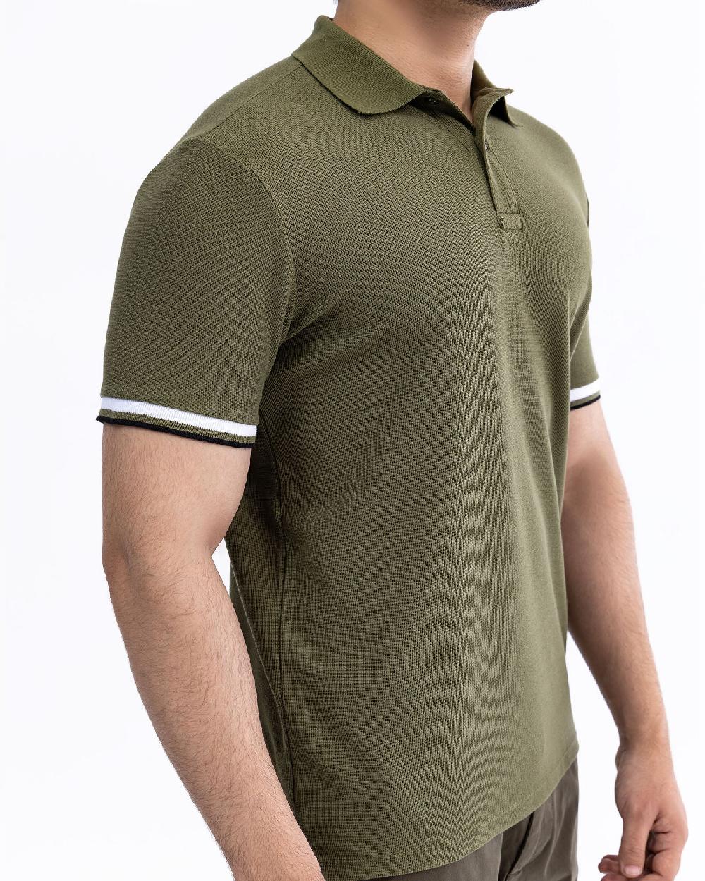 Engine Men Polo Tee MT5036-00S-OLV