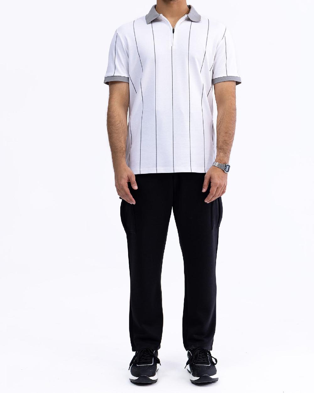 engine Men Polo Tee MT5041-00L-WHT