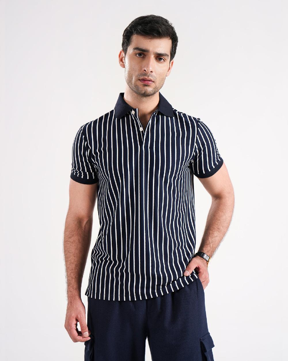 Engine Men Polo Tee MT5064-00S-NVY