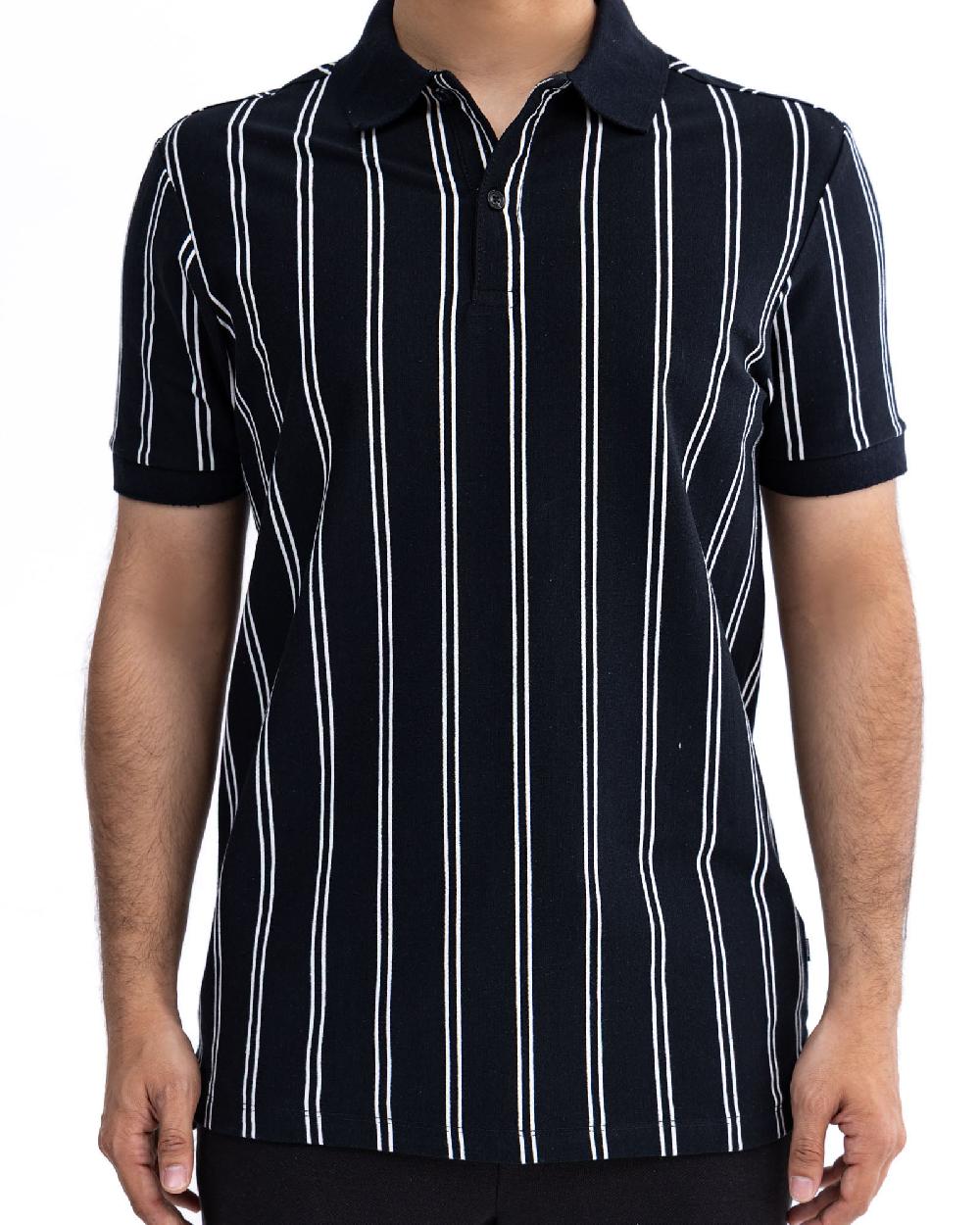 engine Men Polo Tee MT5091-00L-BLK